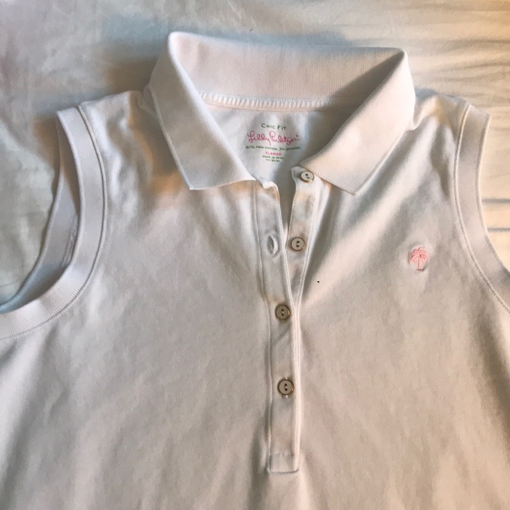 Sleeveless Lilly Pulitzer polo